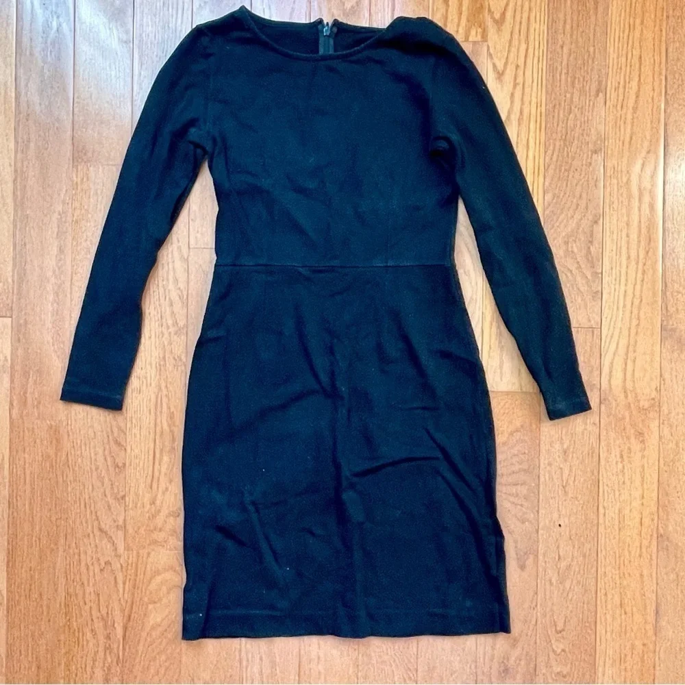 J.Crew black knit sheath dress - Picture 1 of 3